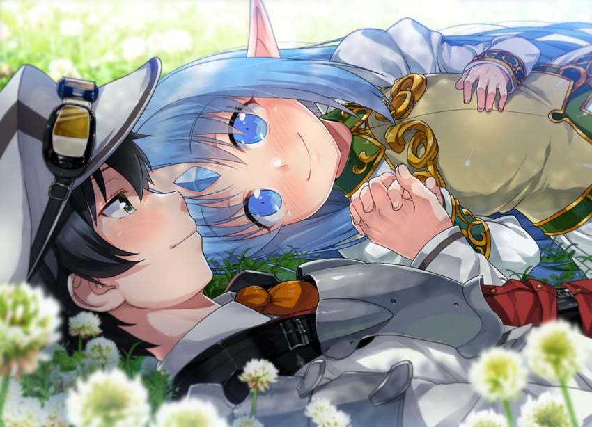 reset kalar and el mofus (rance and 1 more) drawn by shirane_taito