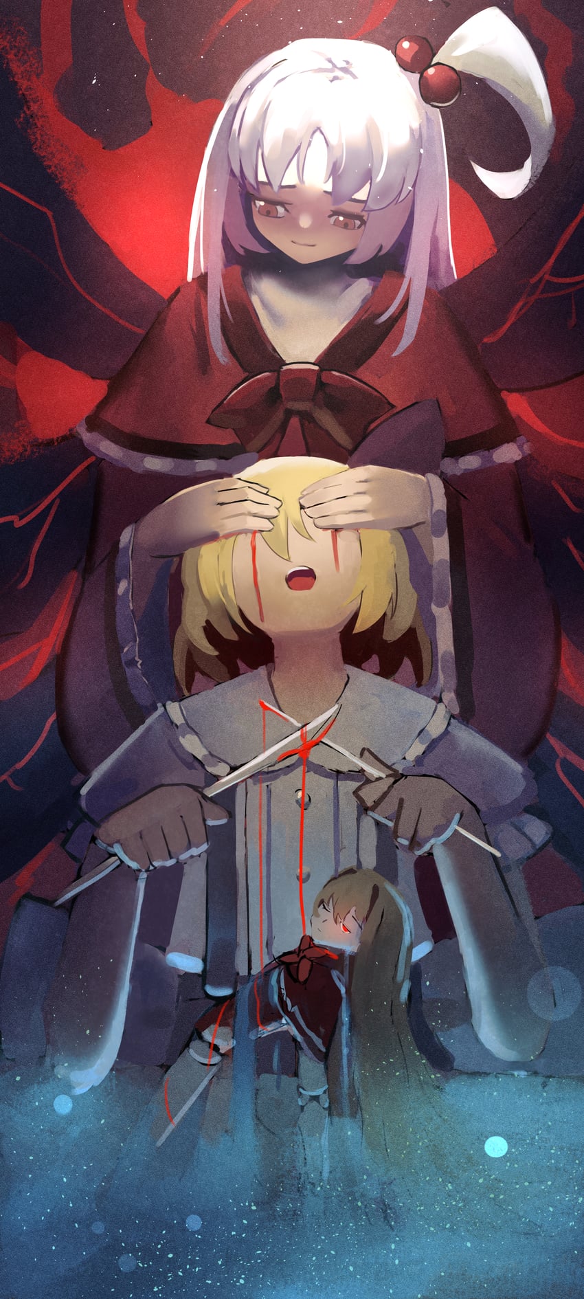 alice margatroid, shanghai doll, and shinki (touhou) drawn by fantasyismyname