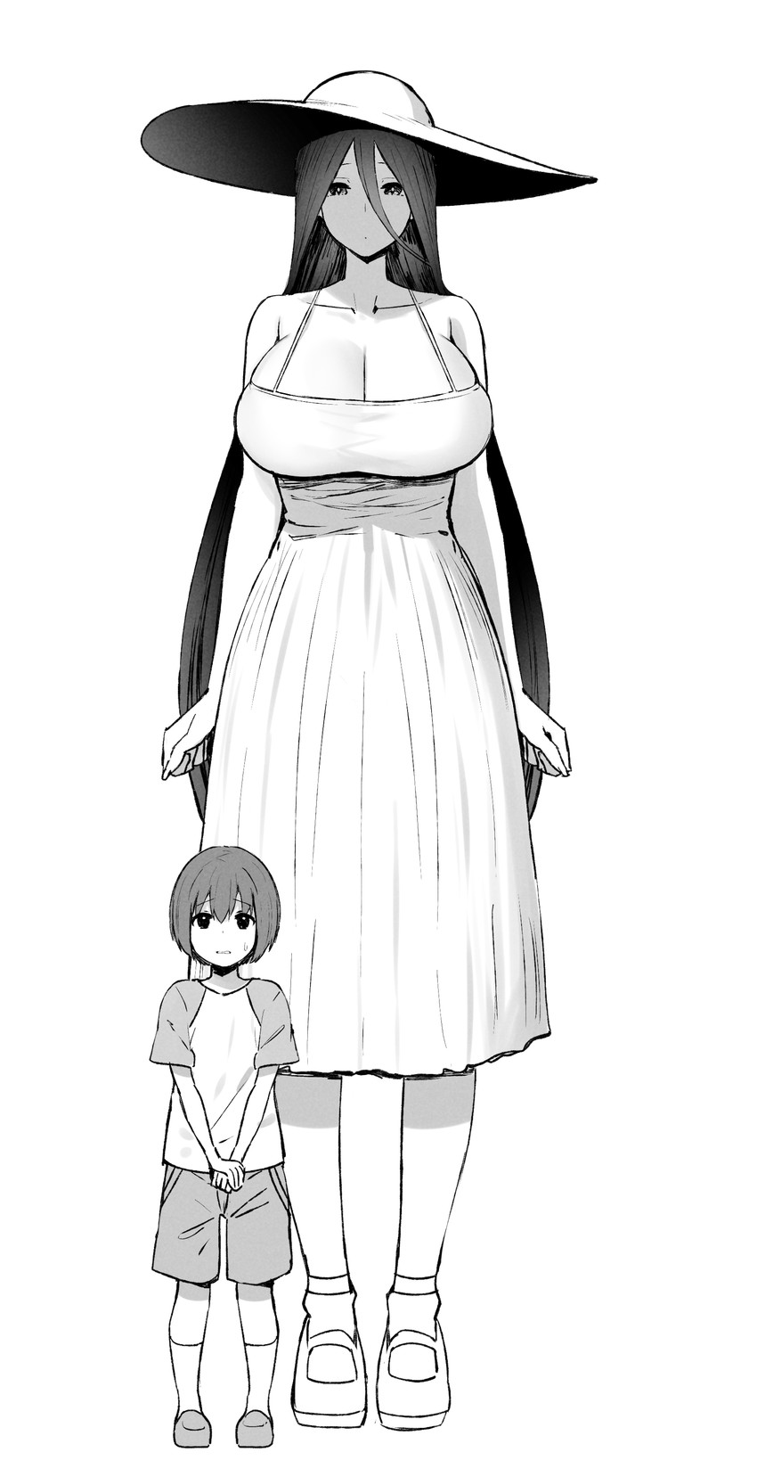 hasshaku-sama (original and 1 more) drawn by sky-freedom