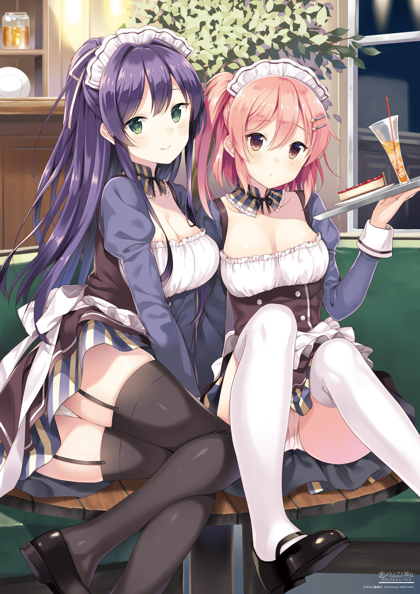 shindou ayane and shijou rinka (koi kakeru shin-ai kanojo) drawn by kurasawa_moko