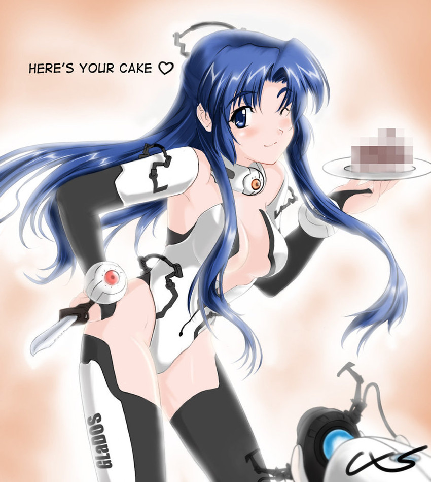 asakura ryoko, glados, curiosity core, and anger core (suzumiya haruhi no yuuutsu and 2 more) drawn by crossxaber