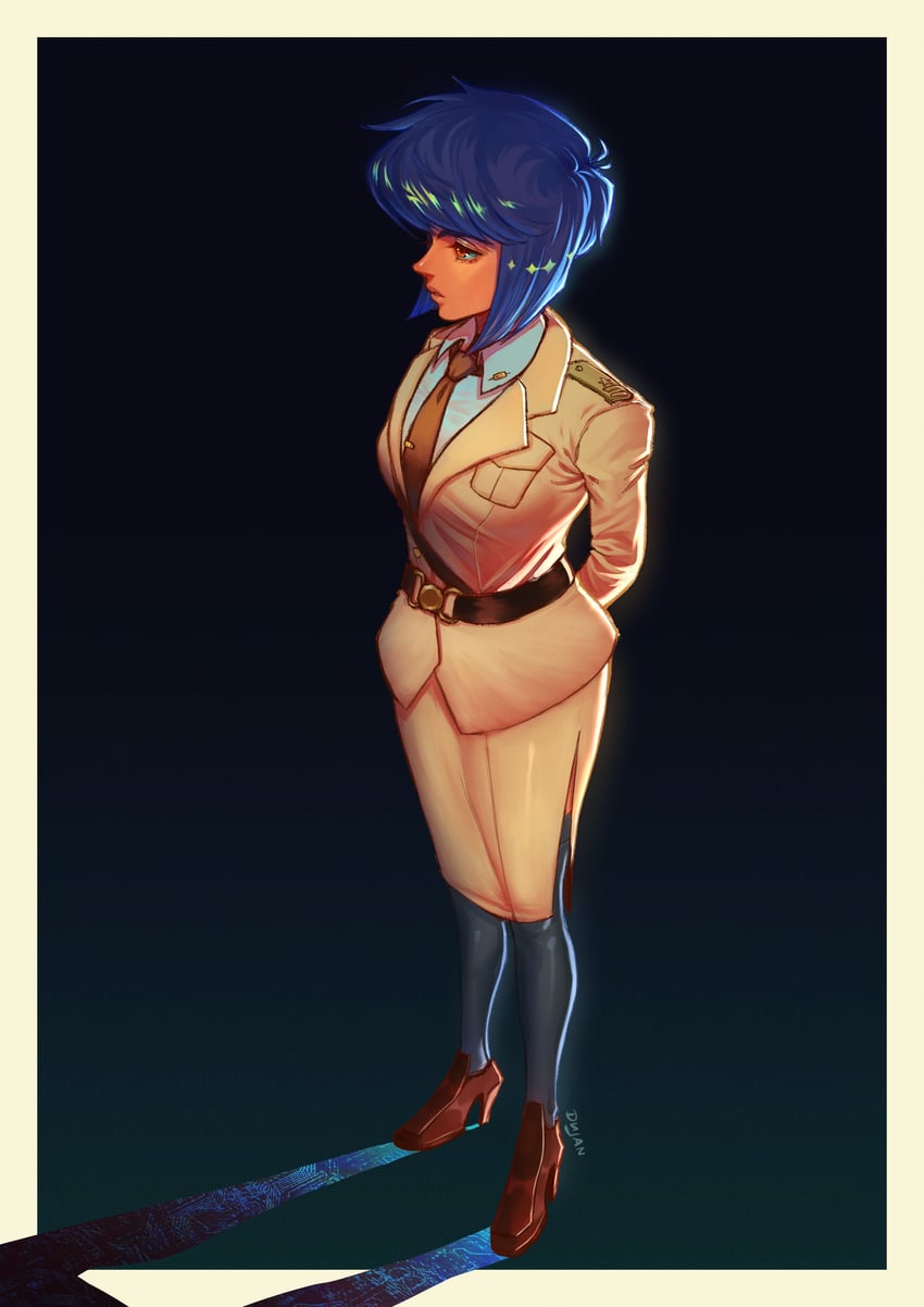 kusanagi motoko (ghost in the shell) drawn by dujan
