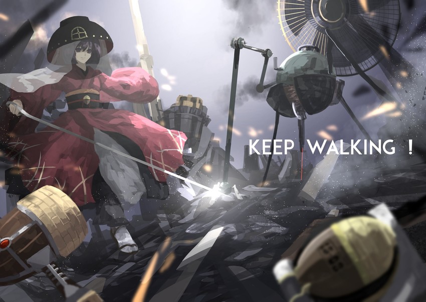 sukuna shinmyoumaru and man-at-legs (touhou and 2 more) drawn by kaitou0215