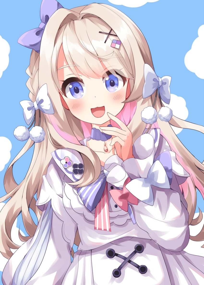 watagashi unou (indie virtual youtuber) drawn by ruu_(tksymkw)