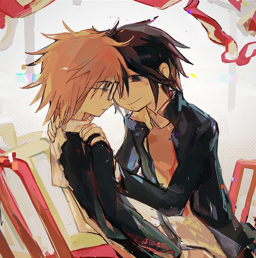 randal ivory and tsukada satoru (randal's friends) drawn by shan_hou