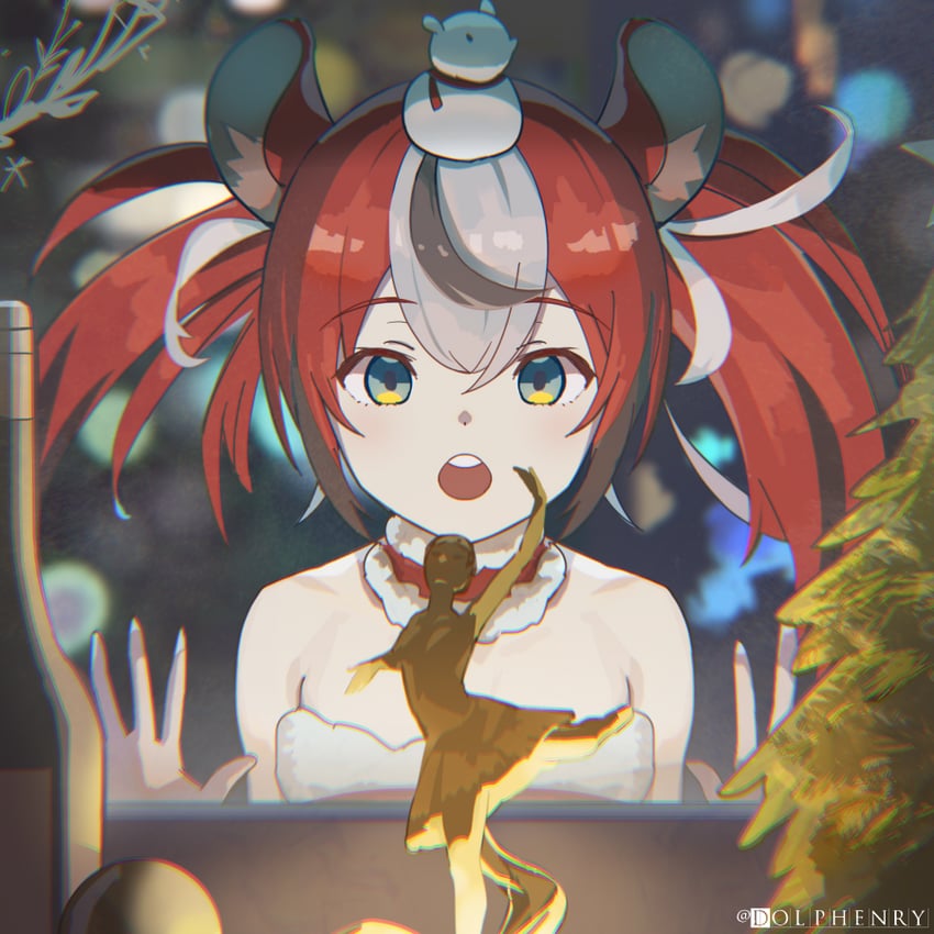 hakos baelz (hololive and 1 more) drawn by dolphenry