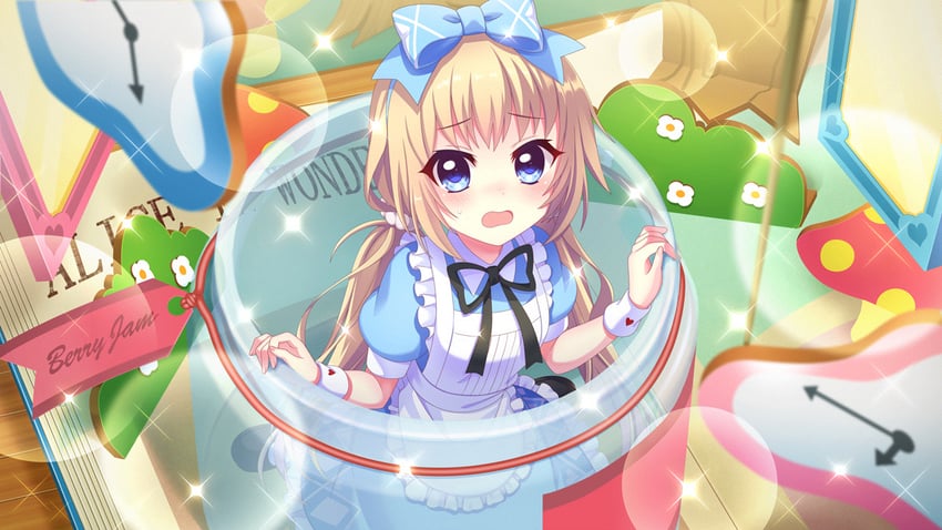 alice and itsumura haruka (alice's adventures in wonderland and 1 more) drawn by izumi_tsubasu