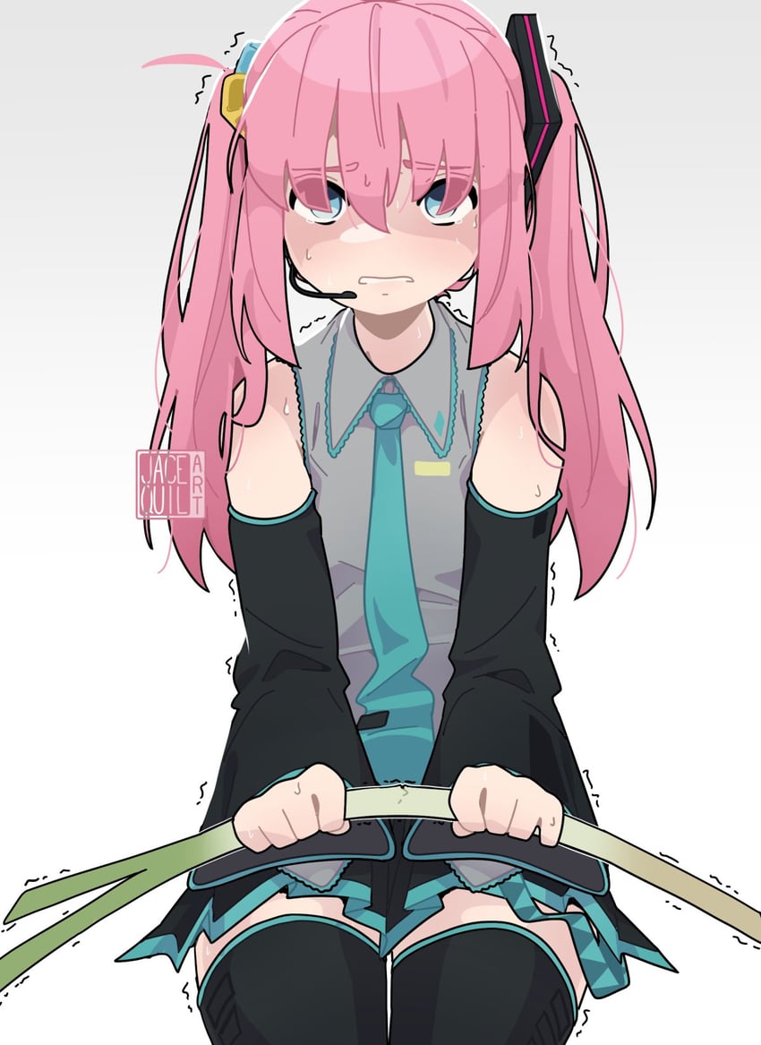 hatsune miku and gotoh hitori (vocaloid and 1 more) drawn by jacequilart