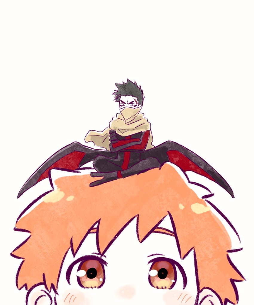 kurosaki kazui, shun shun rikka, and tsubaki (bleach and 1 more) drawn by choko_egg