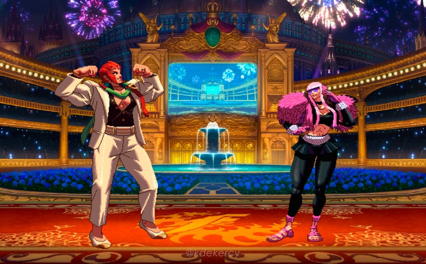 manon legrand and marisa (street fighter and 2 more) drawn by kdekercy