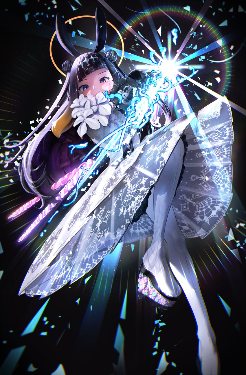 ninomae ina'nis (hololive and 1 more) drawn by floomf