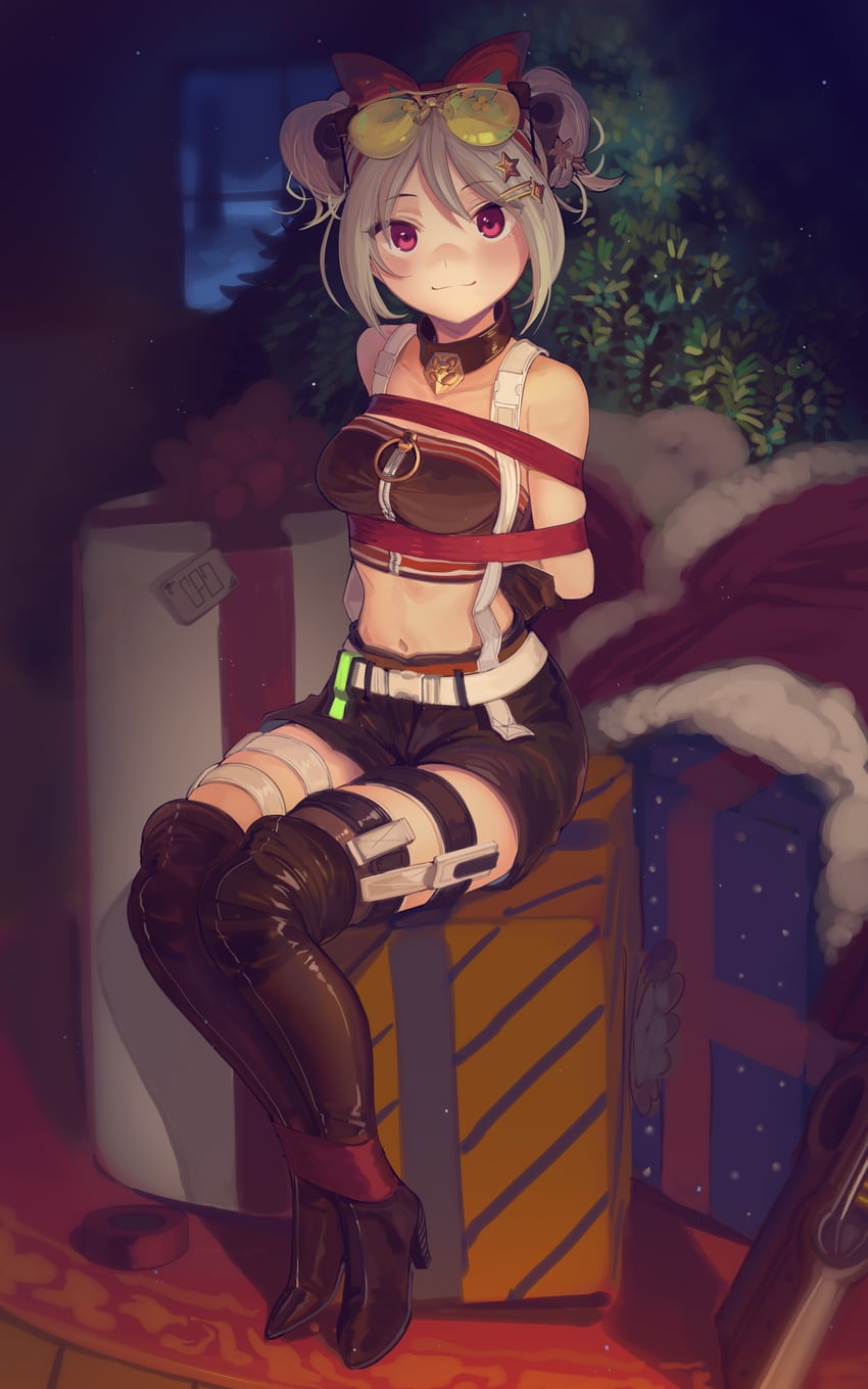 p90 (girls' frontline) drawn by cad_(caddo)