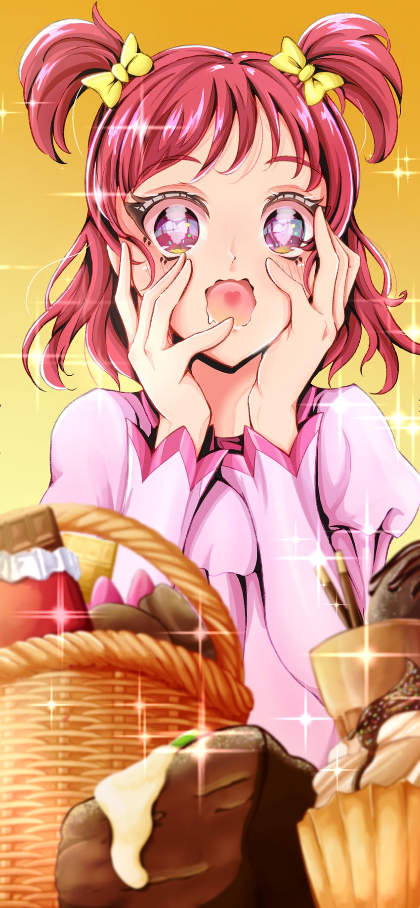 yumehara nozomi (precure and 2 more) drawn by haruto_(1214_haruto)