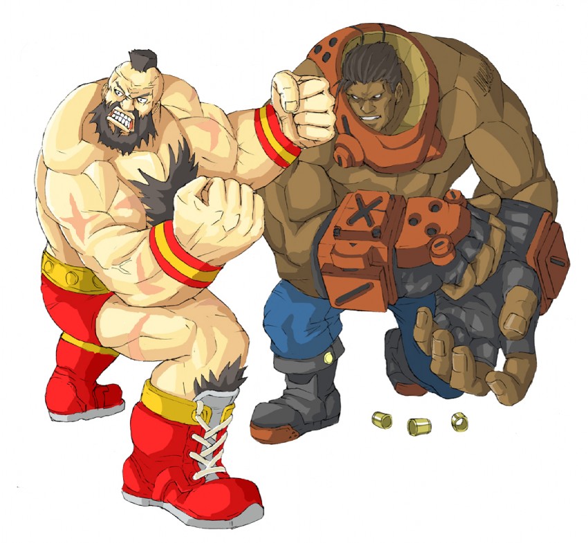 zangief and potemkin (street fighter and 1 more) drawn by iawsaki-iwasaki