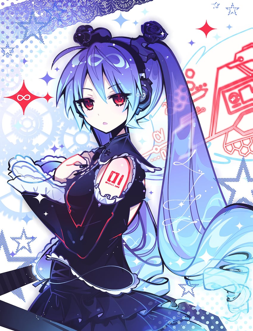 hatsune miku (vocaloid and 1 more) drawn by anzu_(anzuhan)