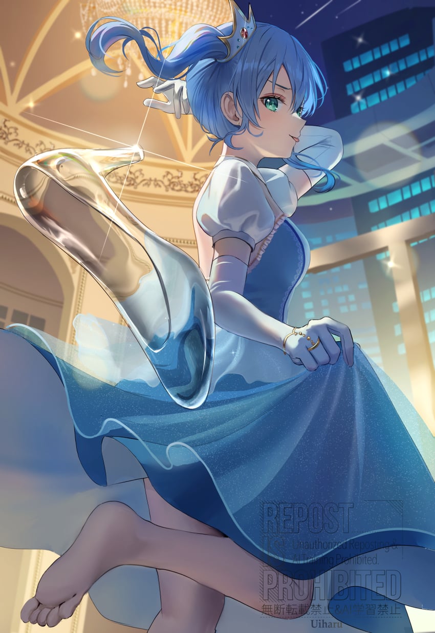hoshimachi suisei (hololive and 1 more) drawn by nakaneabura8623