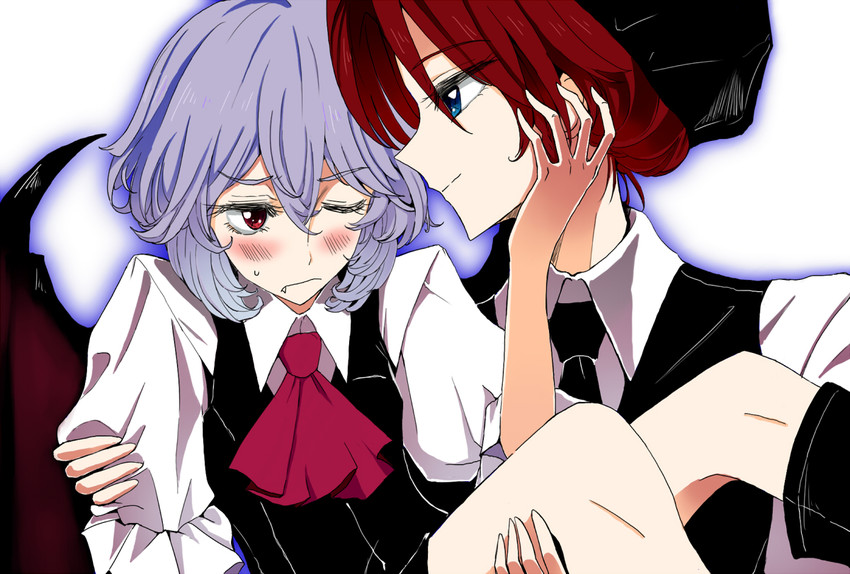 remilia scarlet and hong meiling (touhou) drawn by hibino_nozomu