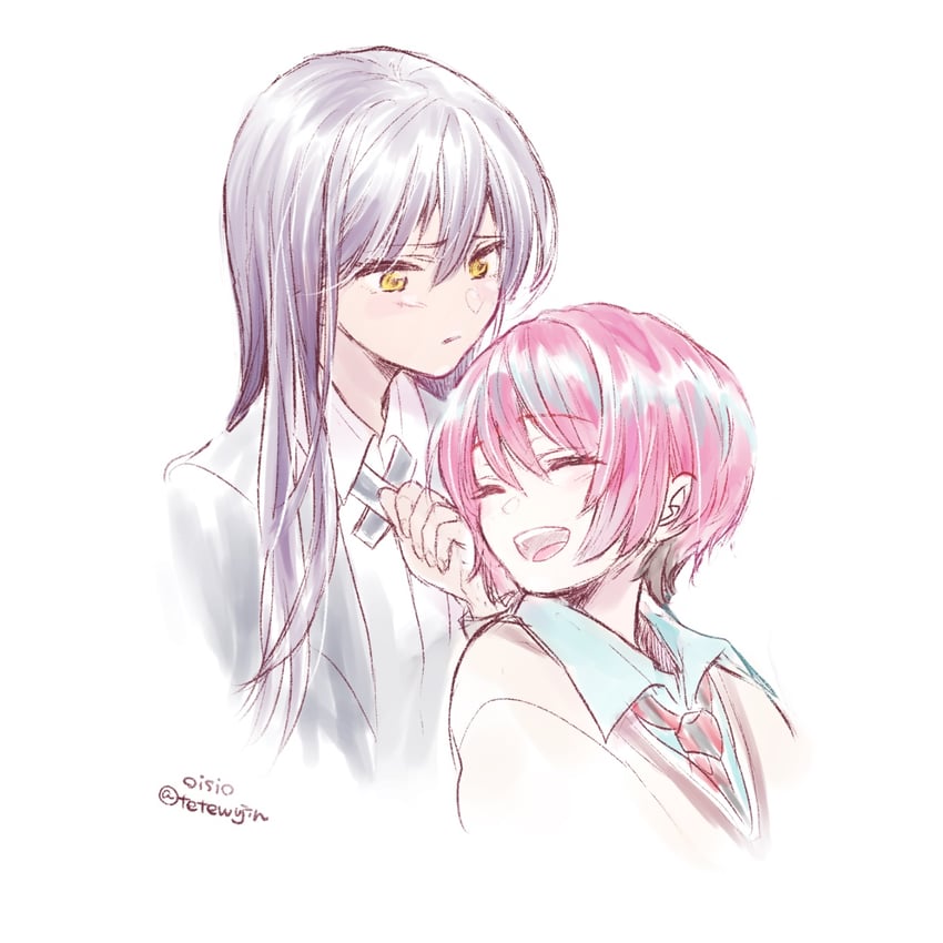 amate yuzuriha and nyaan (gundam and 1 more) drawn by oisiso
