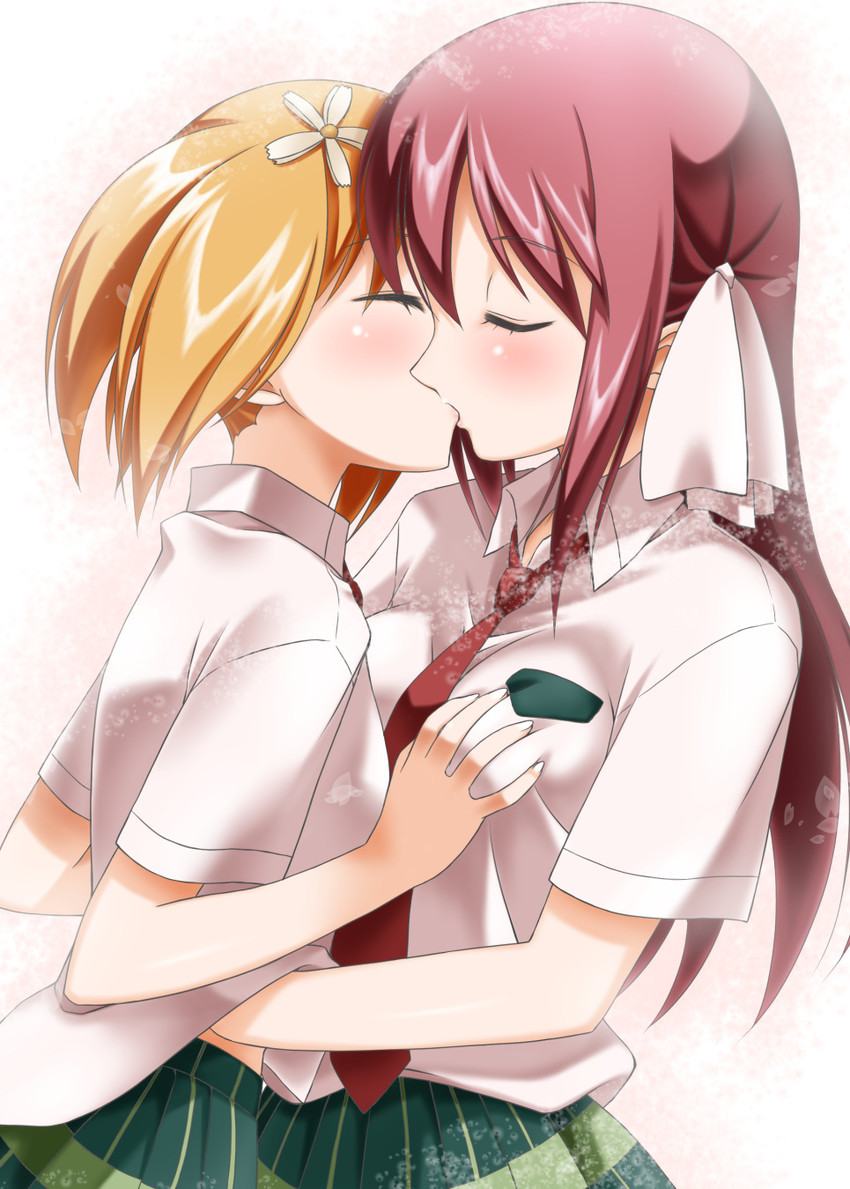 takayama haruka and sonoda yuu (sakura trick) drawn by sumeragi_tomo