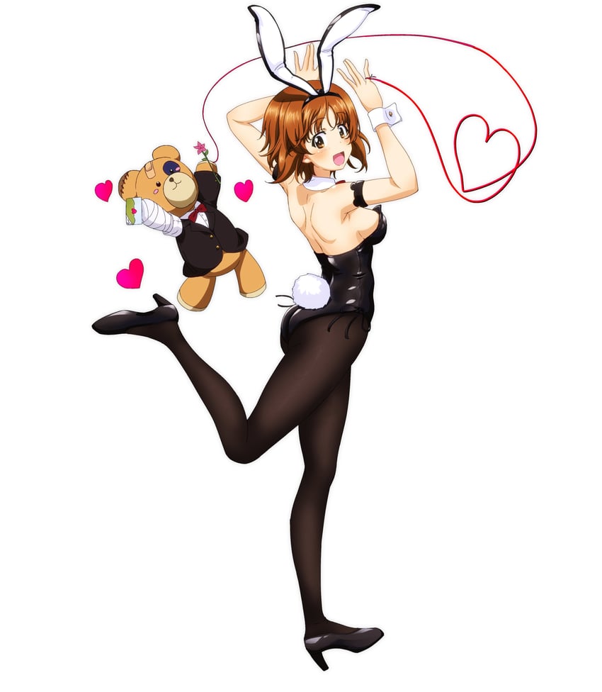 nishizumi miho and boko (girls und panzer) drawn by key_(gaigaigai123)