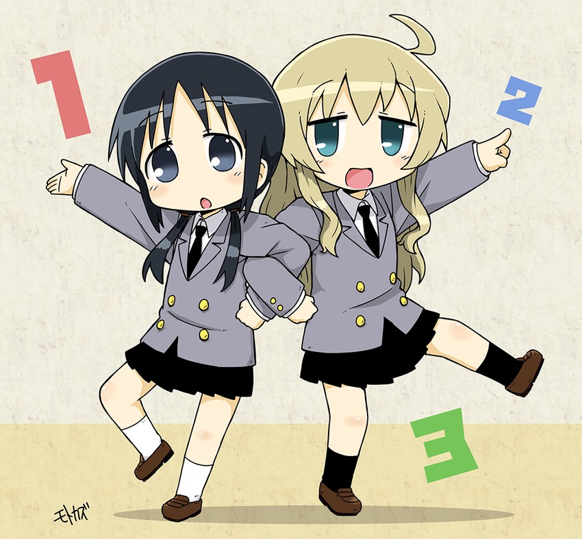 chito and yuuri (kill me baby and 1 more) drawn by motokazu_(dontokodon)