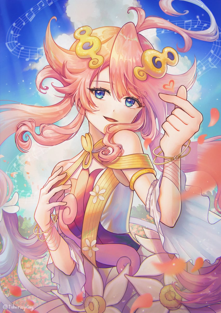 flowering etoile the melodious grand choir (yu-gi-oh! and 1 more) drawn by tubering