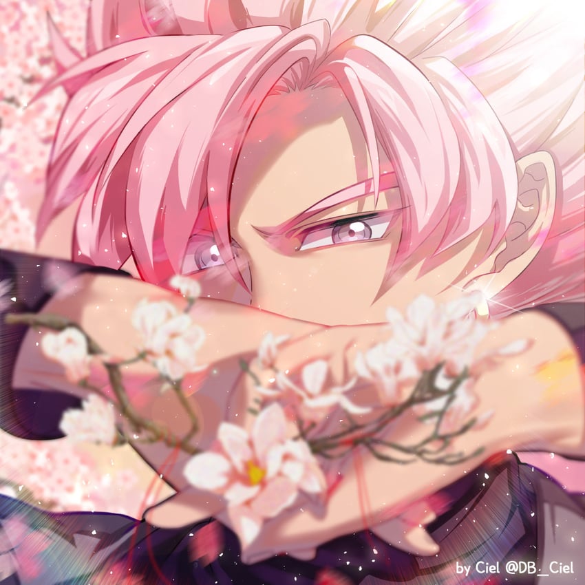 goku black (dragon ball and 1 more) drawn by tarutobi