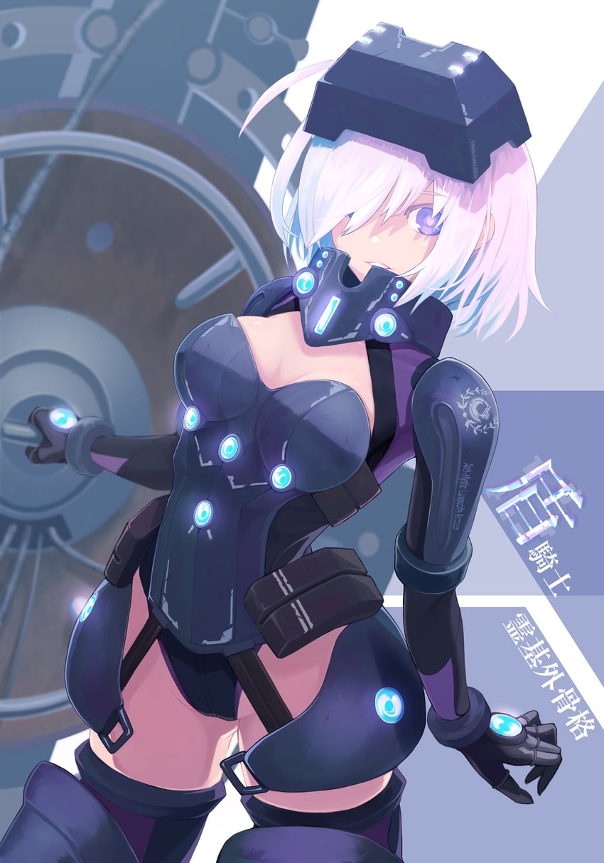 mash kyrielight (fate and 1 more) drawn by harnetyss