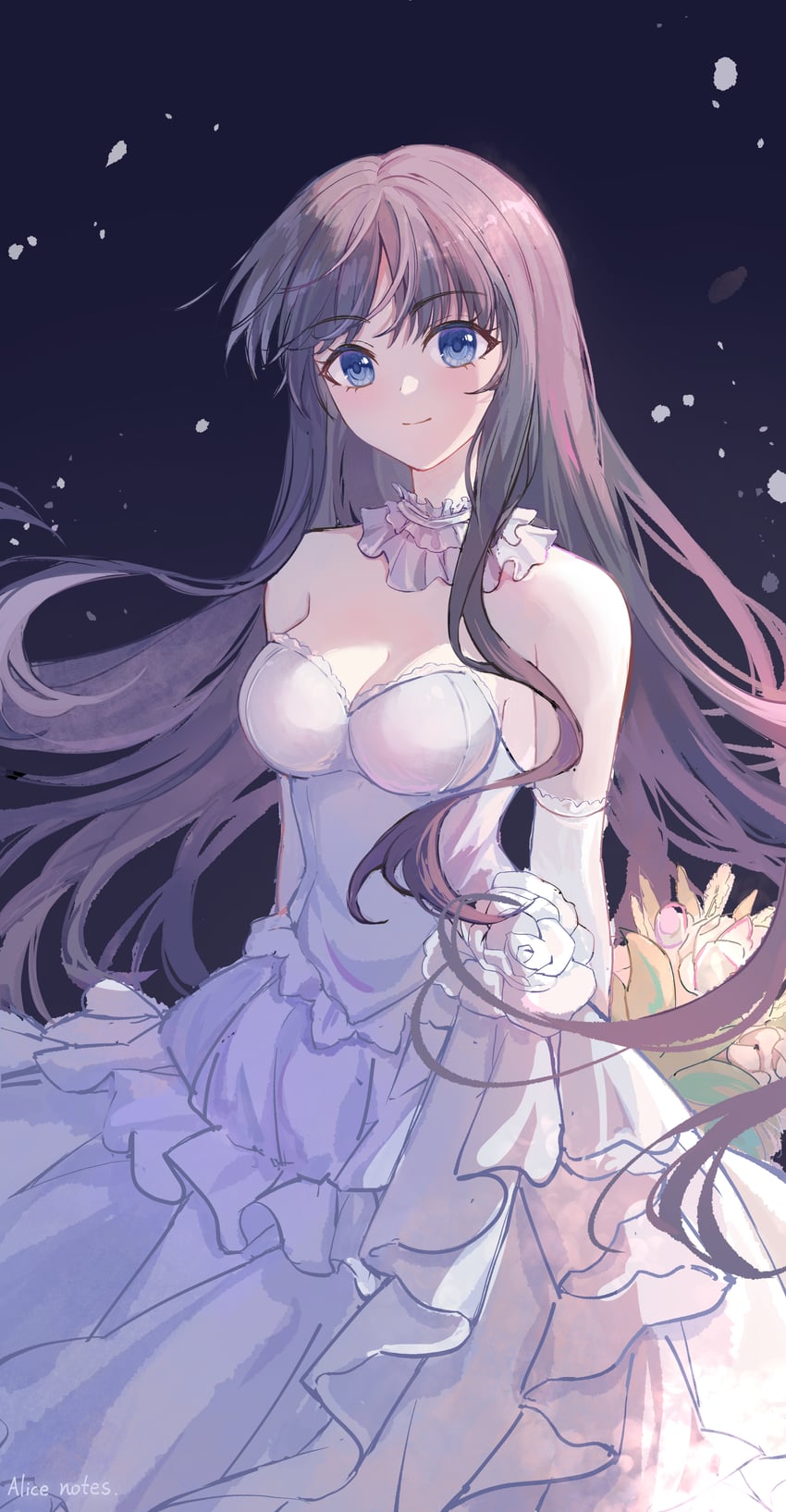touma kazusa (white album and 1 more) drawn by lixiang_guo_alice
