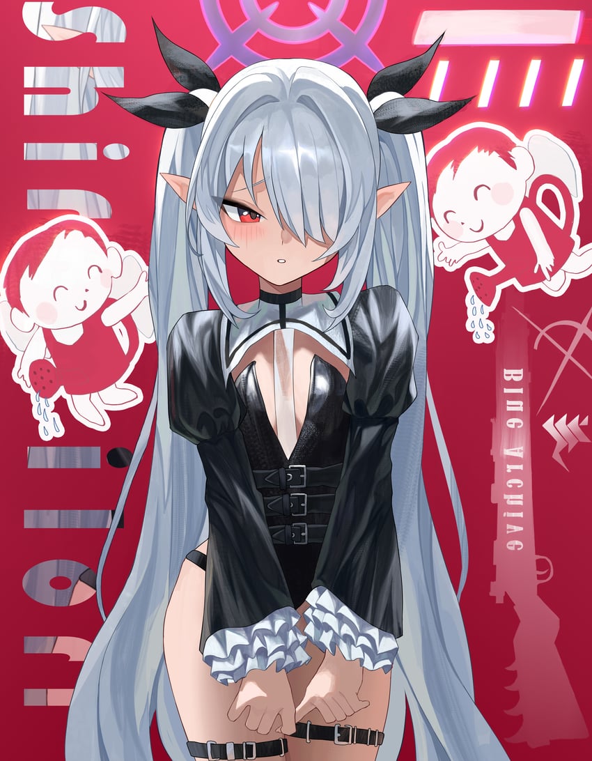 sensei, doodle sensei, and iori (blue archive) drawn by 863255464