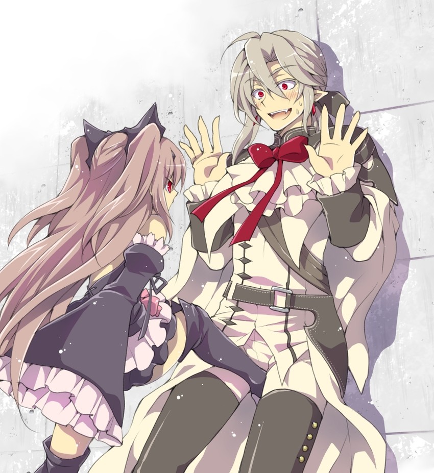 krul tepes and ferid bathory (owari no seraph) drawn by mekeko
