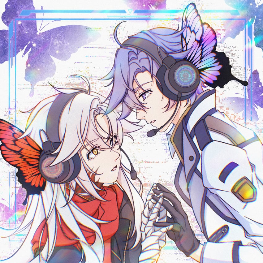 rean schwarzer and ishmelga rean (eiyuu densetsu and 1 more) drawn by mio_rin