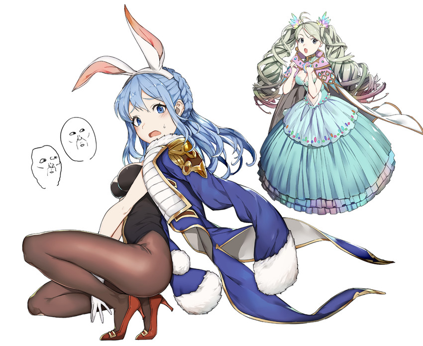 de la fille and therese (granblue fantasy) drawn by mikurou_(nayuta)