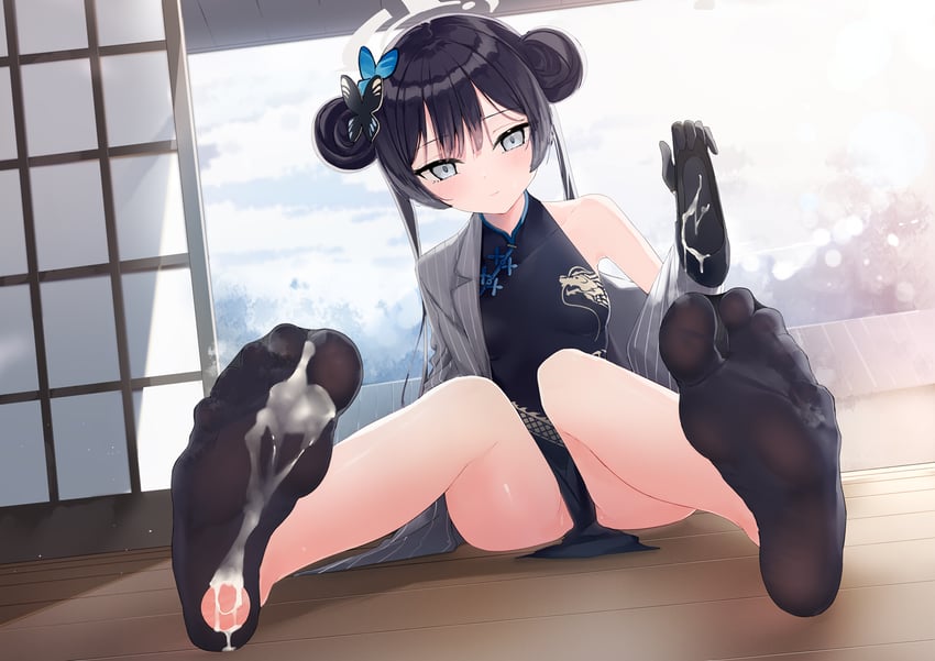 kisaki (blue archive) drawn by kou_futoshi