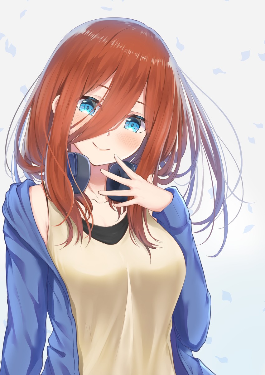nakano miku (go-toubun no hanayome) drawn by sakuno_(sksk_sakuno)