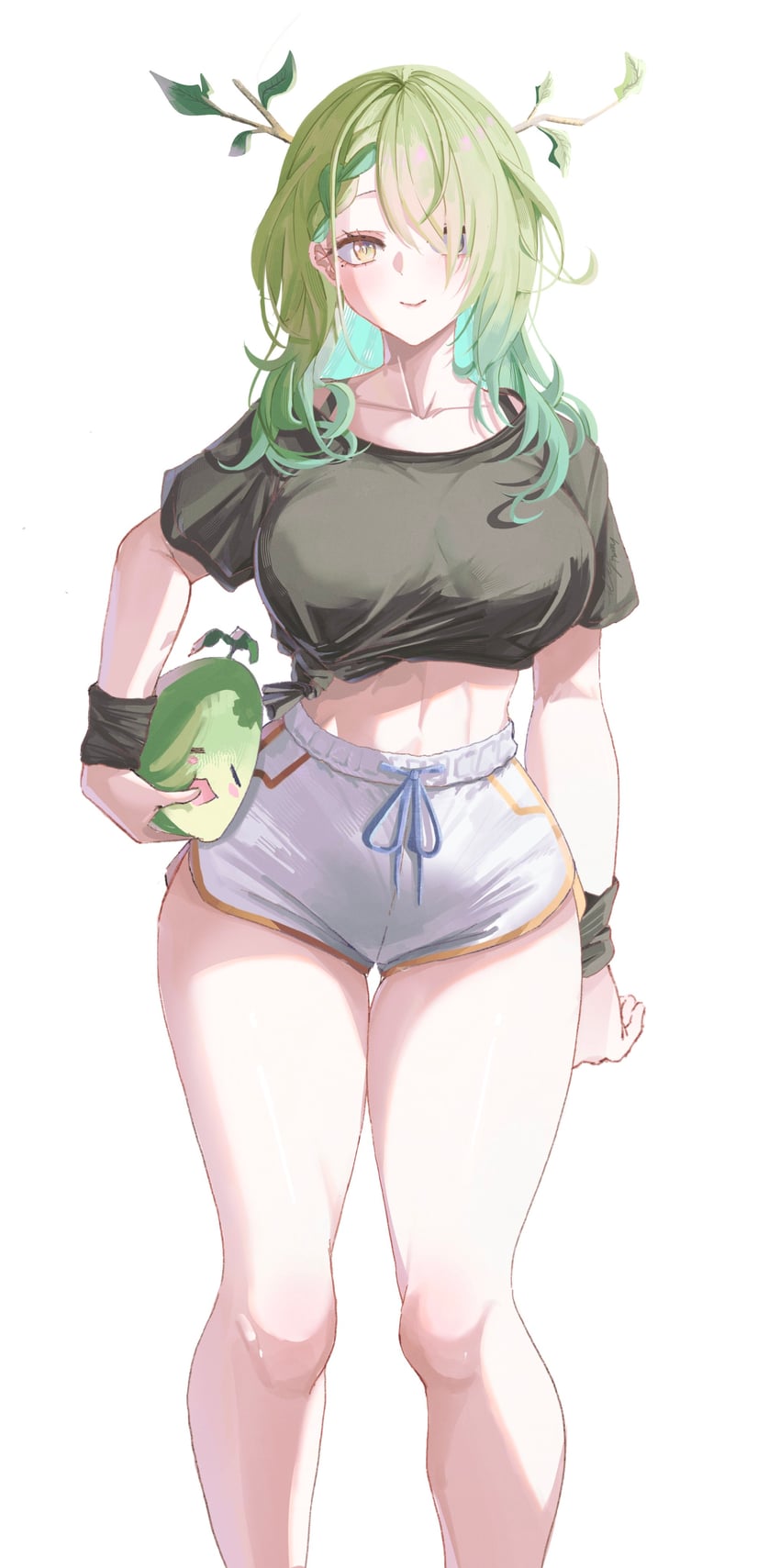 ceres fauna and sapling (hololive and 1 more) drawn by harikyon_dzs