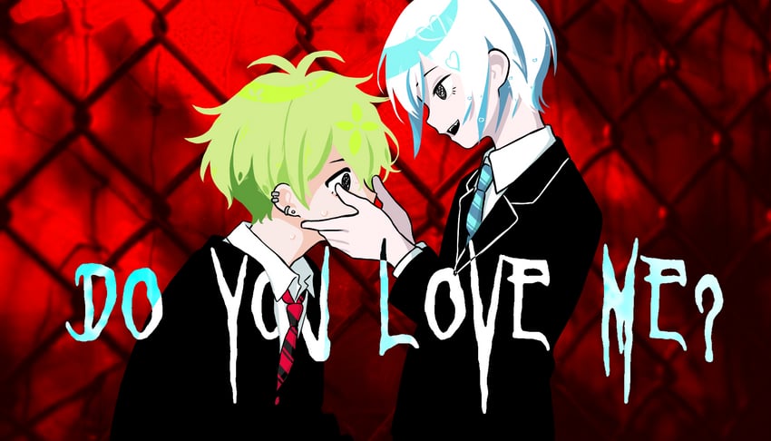 saihara shuichi and amami rantaro (danganronpa and 1 more) drawn by torutisuto