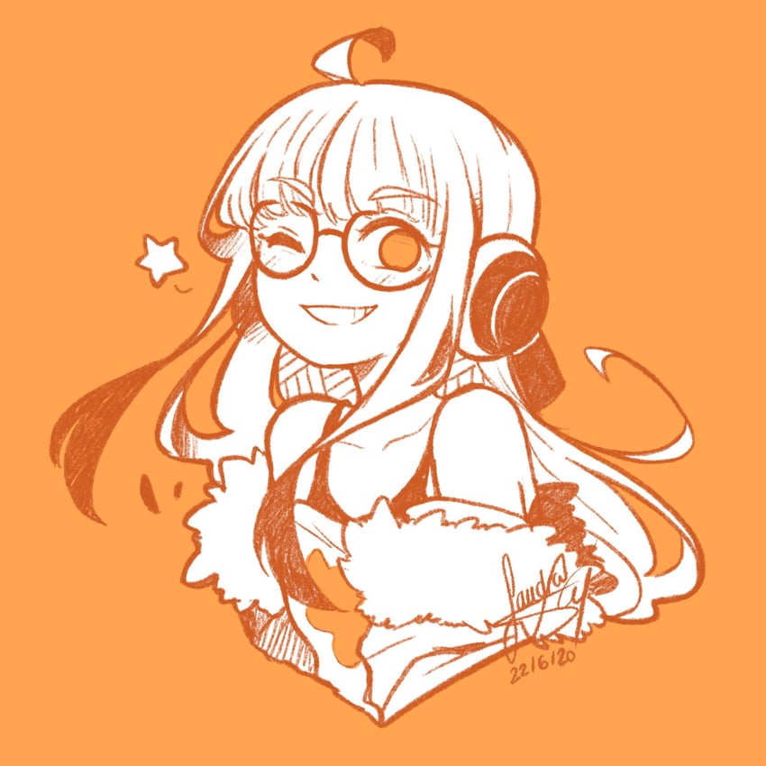 sakura futaba (persona and 1 more) drawn by sandragh