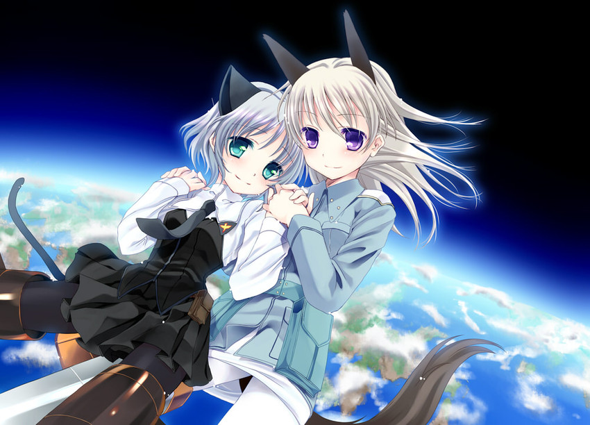 sanya v. litvyak and eila ilmatar juutilainen (world witches series and 1 more) drawn by takashina_asahi
