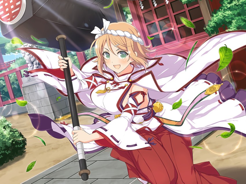 hanabi (senran kagura and 1 more) drawn by yaegashi_nan