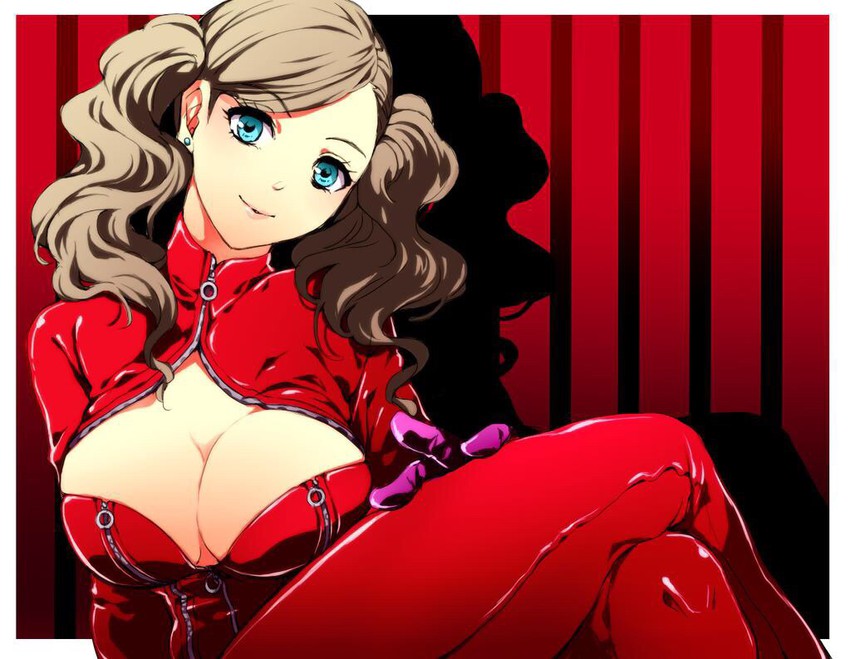 takamaki anne (persona and 1 more) drawn by restaint