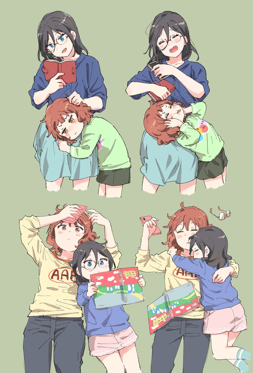 oumae kumiko and tanaka asuka (hibike! euphonium) drawn by amano_shin