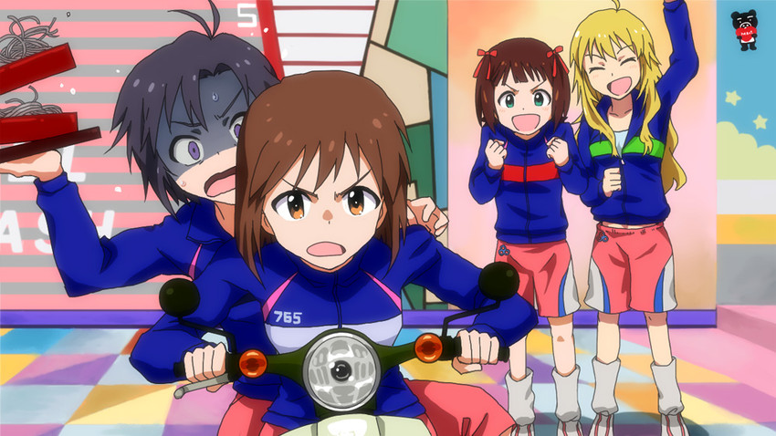 hoshii miki, amami haruka, kikuchi makoto, and hagiwara yukiho (idolmaster) drawn by suzu-shiro