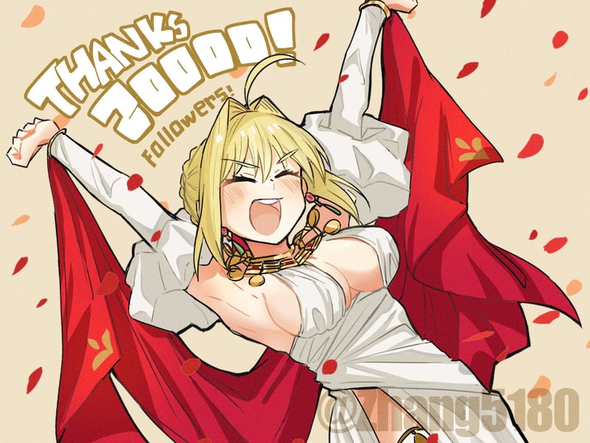 nero claudius (fate and 1 more) drawn by zhang5180