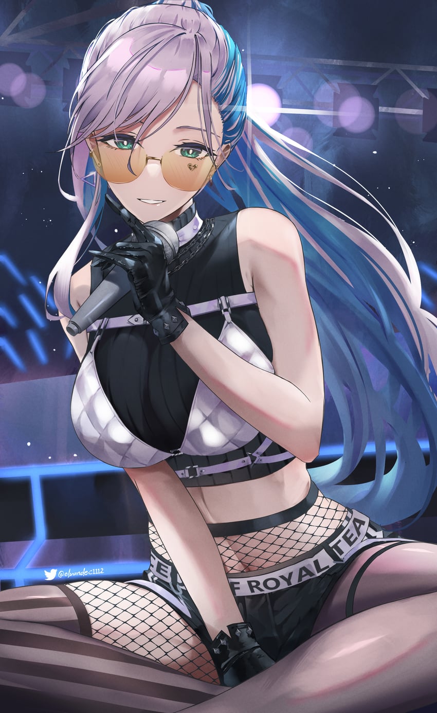 pavolia reine (hololive and 1 more) drawn by elvandec