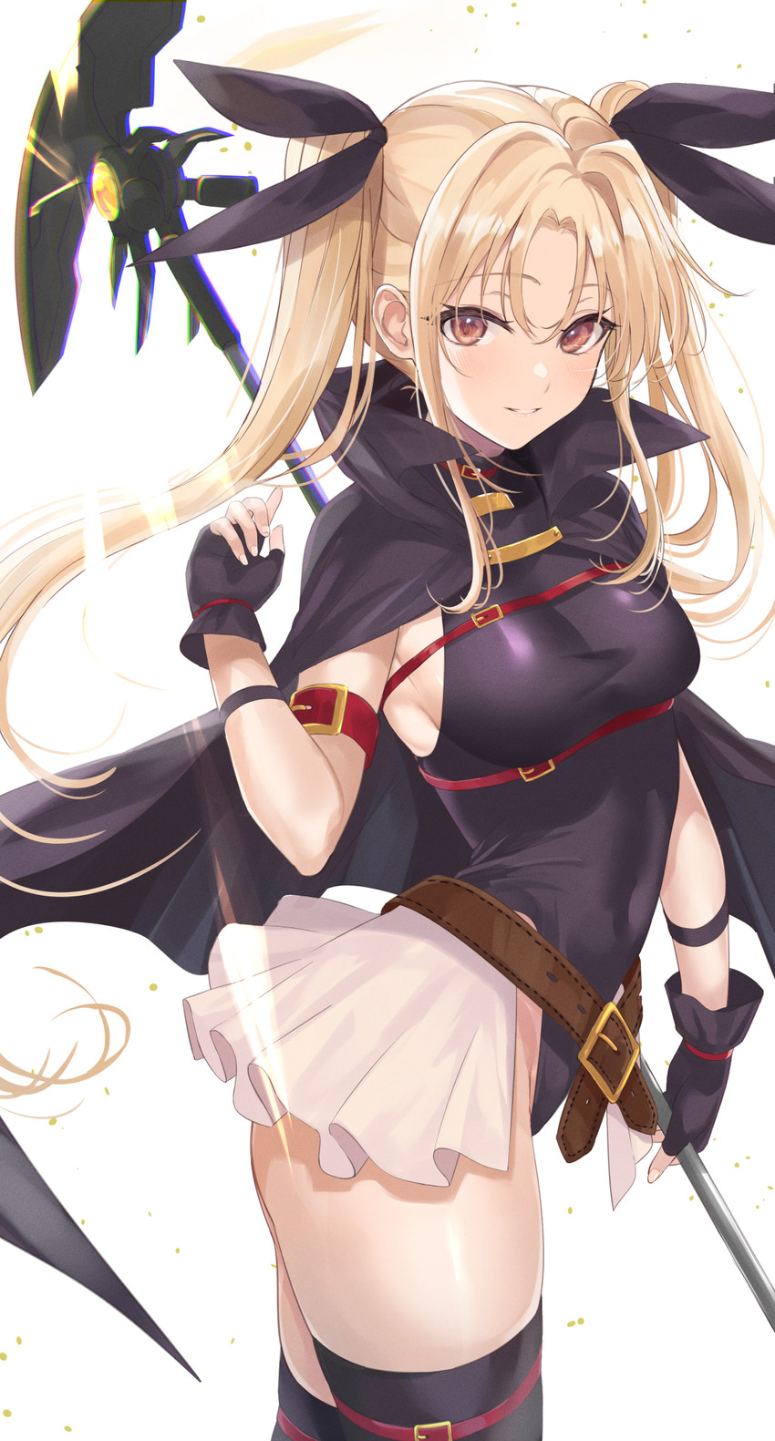 fate testarossa and bardiche (lyrical nanoha and 1 more) drawn by mexif