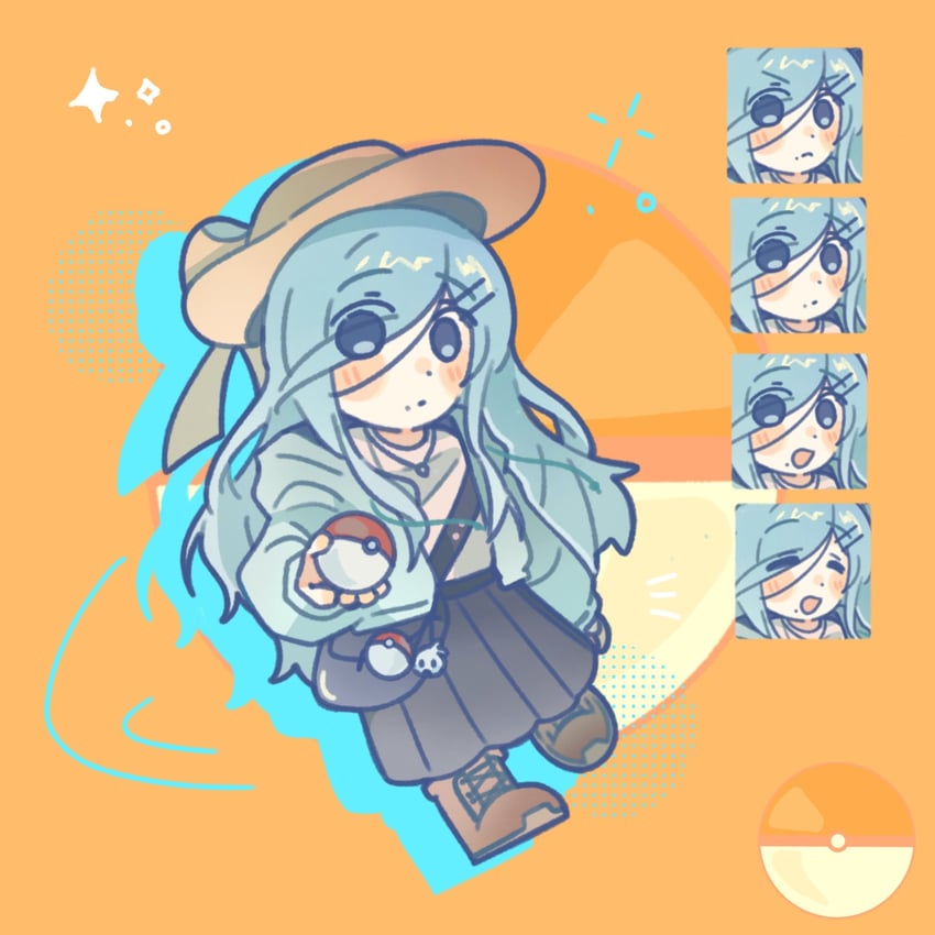 hinomori shizuku (pokemon and 1 more) drawn by woodonly