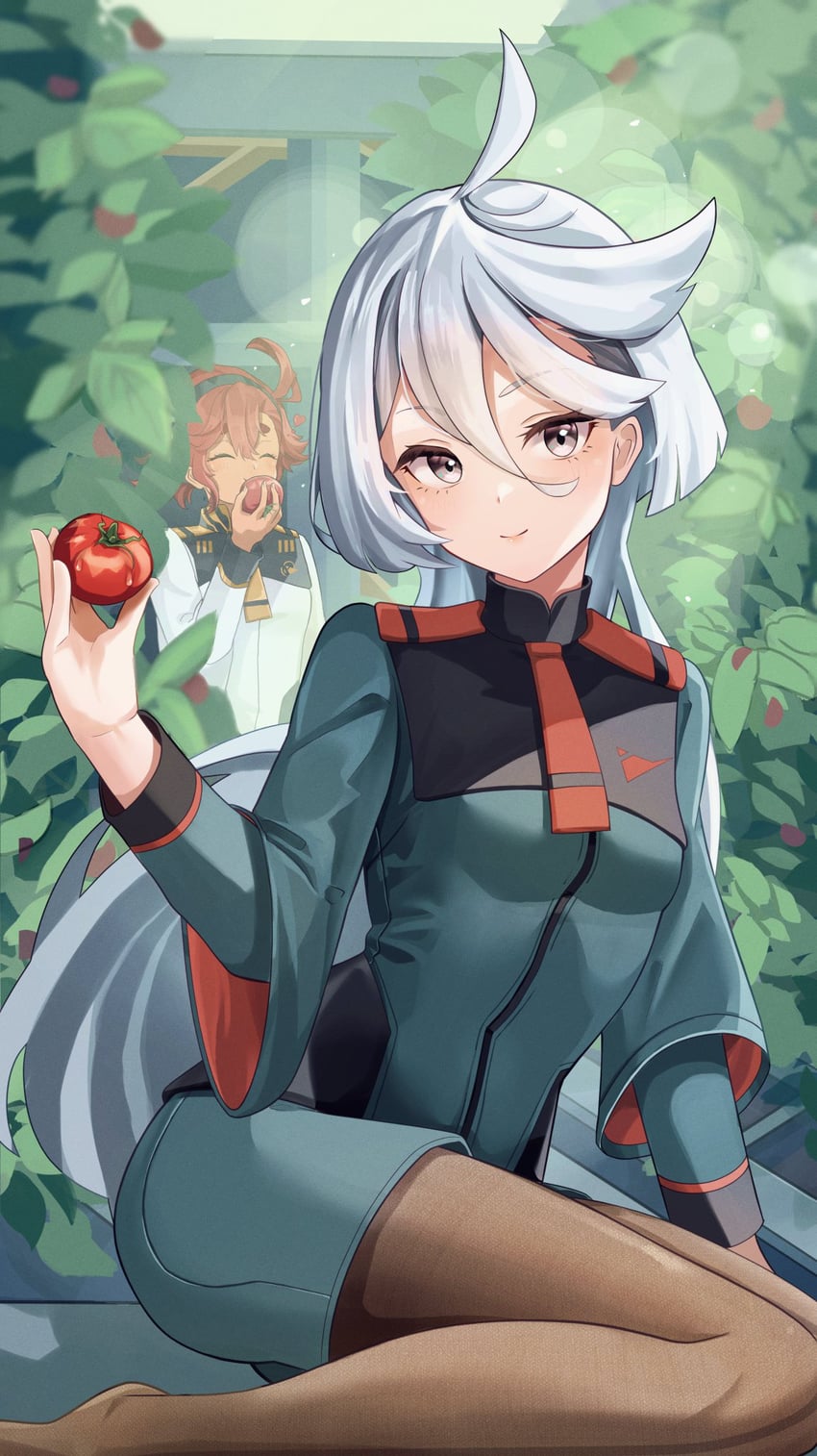 suletta mercury and miorine rembran (gundam and 1 more) drawn by musson