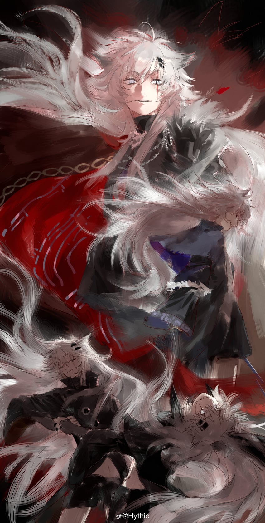 lappland and lappland the decadenza (arknights) drawn by vaticancameos_c