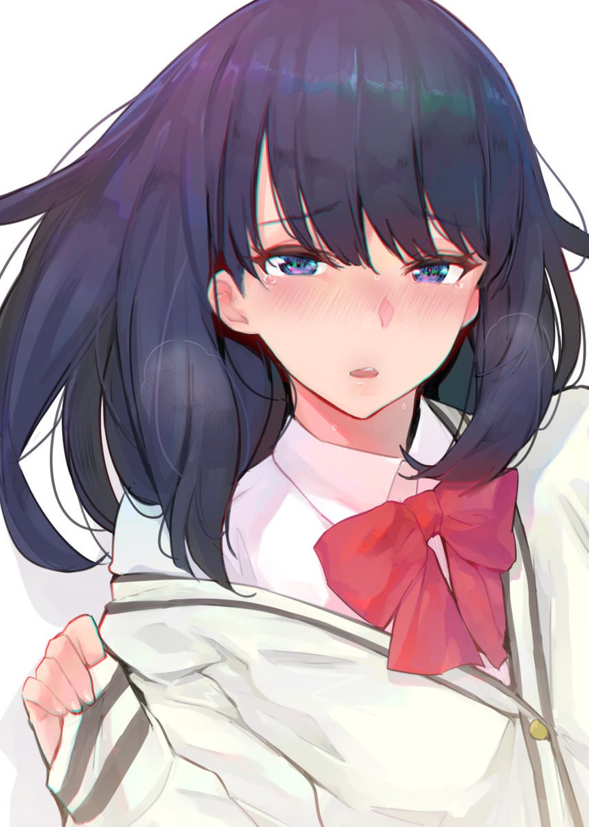 takarada rikka (gridman universe and 1 more) drawn by kurowa